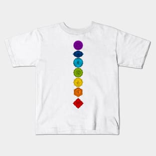 The seven chakras Kids T-Shirt